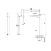 Phoenix Mekko Vessel Mixer Brushed Nickel